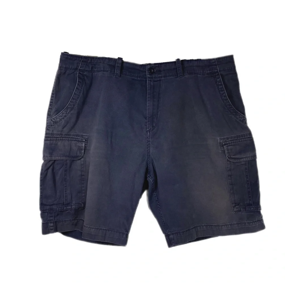 The Foundry Faded Blue Men’s Worn Cargo Shorts